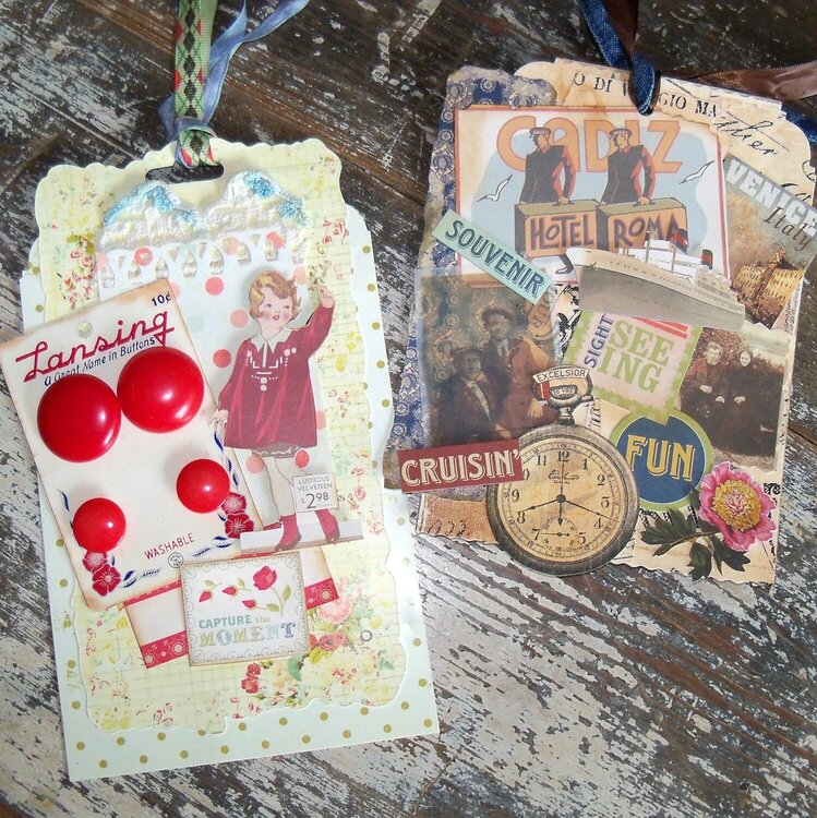 Two Vintage Tags