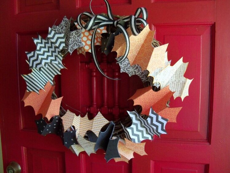 Halloween Bat Wreath