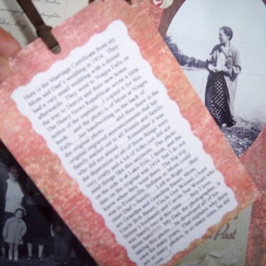 Tag to Memories of The Past
