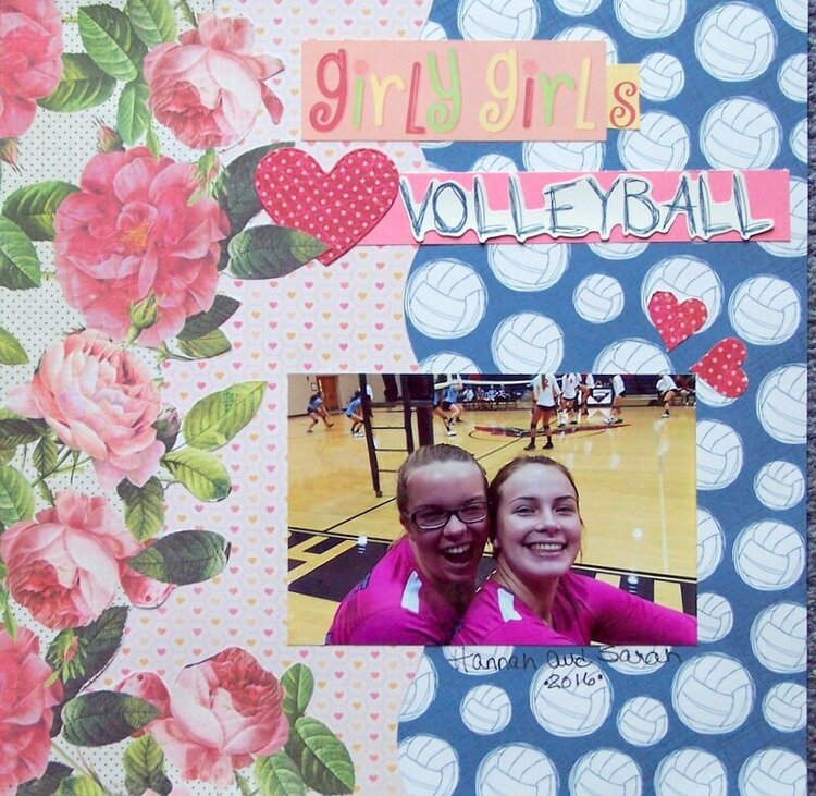 Girly Girls LOVE(heart) Volleyball