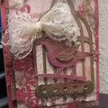 Tim Holtz Bird Cage Card