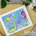 Nessies Underwater Party SHAKER CARD