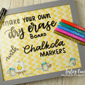 Creating A Dry Erase Board Using Chalkola Markers