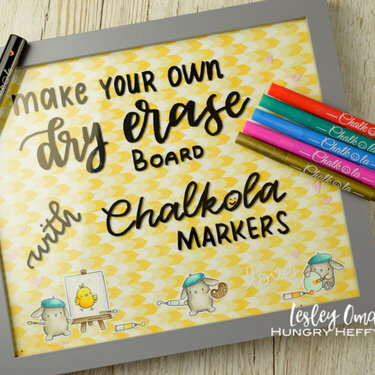 Creating A Dry Erase Board Using Chalkola Markers