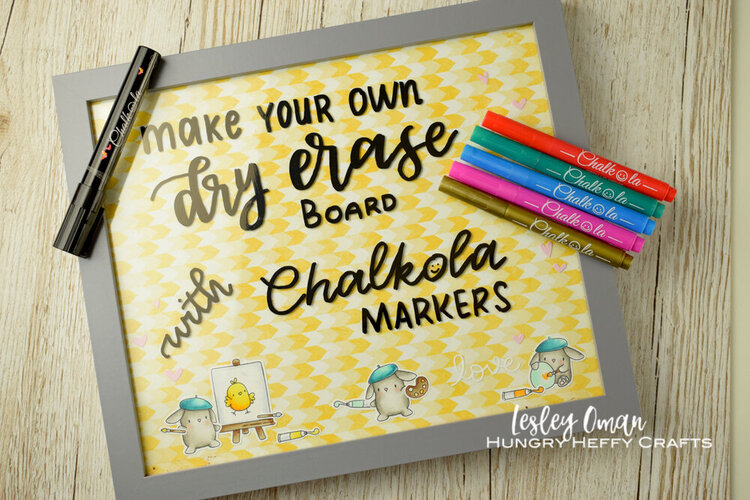 Creating A Dry Erase Board Using Chalkola Markers