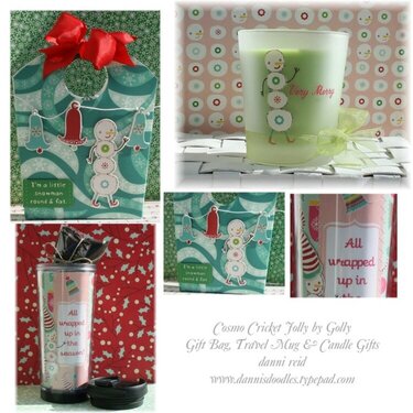 Cosmo Cricket Jolly by Golly Gifts & Bag