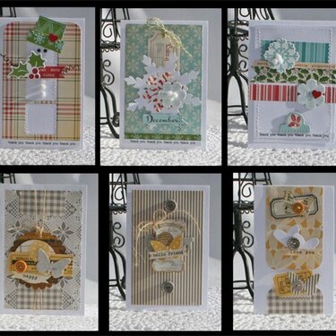 October Afternoon Holiday Style & Farmhouse Cards