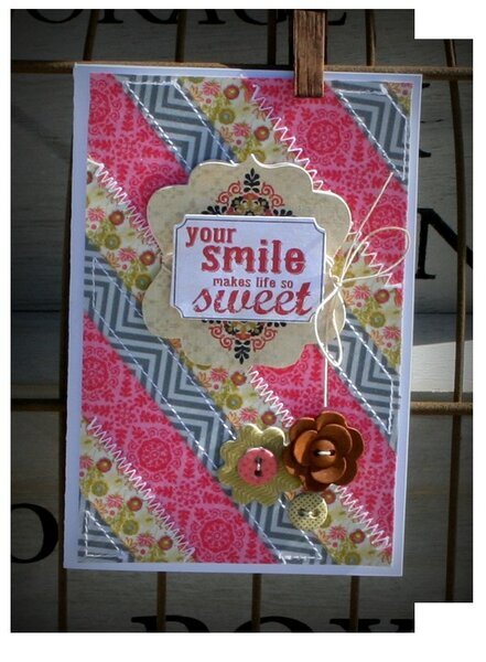 your smile card MME Indie Chic Washi Tape