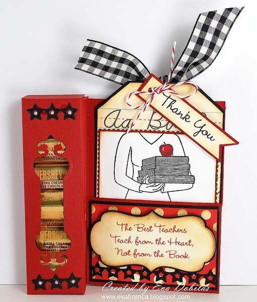 Teacher treat box card