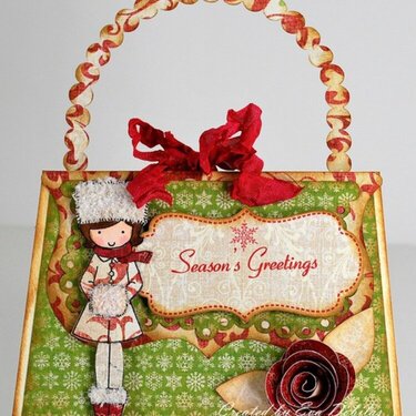 Christmas Gift card holder - Caardvarks challenge.