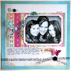 Mother's Day Scrapbook Layout