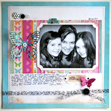 Mother&#039;s Day Scrapbook Layout