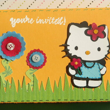 Hello Kitty Invitation card