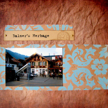 Switzerland - Balmer&#039;s Herbage Hostel