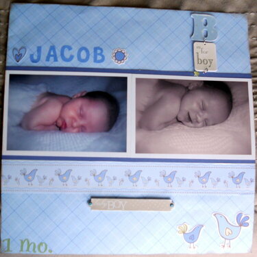 Baby Boy...Jacob, 1 month