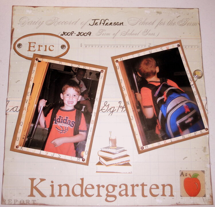 Eric, Kindergarten 2008