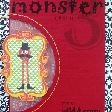 Monstrosity Monster Birthday Invitations Cards