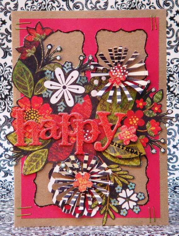 Twisted Card #032 &quot;Punch&quot;  Happy Birthday