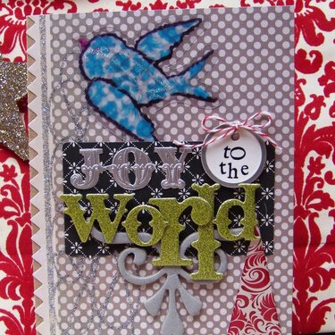 Twisted Card #038 &quot;Chipboard&quot; &amp; Joy to the World!