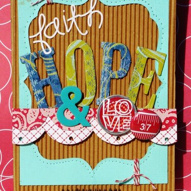 Twisted Card #040 &quot;HOPE&quot; Happy Birthday Card