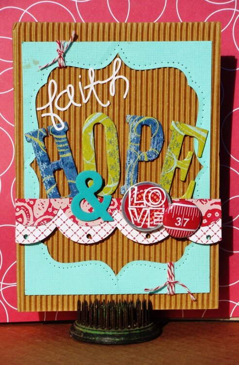 Twisted Card #040 &quot;HOPE&quot; Happy Birthday Card