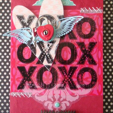 Twisted Sketches Card #046 &quot;HEART&quot; Valentine Swap