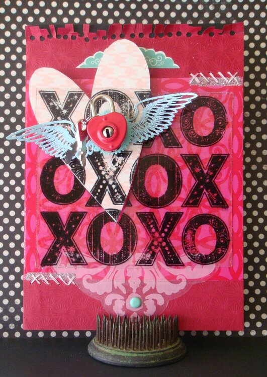 Twisted Sketches Card #046 &quot;HEART&quot; Valentine Swap