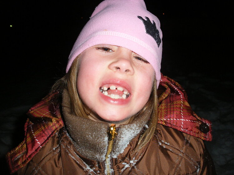 My darling snaggle-tooth princess.
