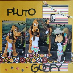 pluto & goofy