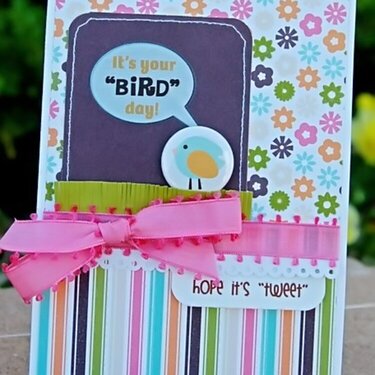 it&#039;s your bird-day card...