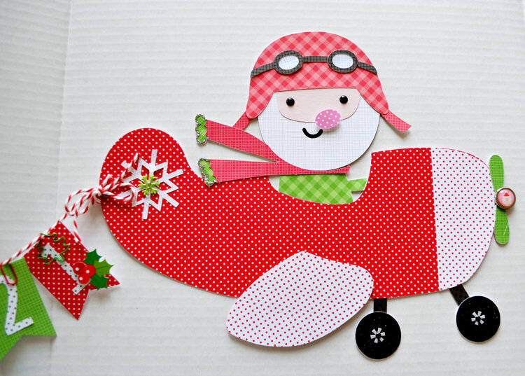 Christmas Countdown Project - Santa in Airplane!