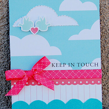 keep in touch card