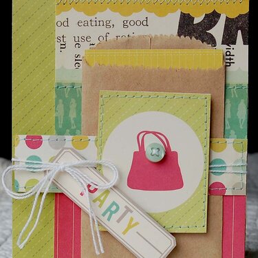 party card (gift card holder)...