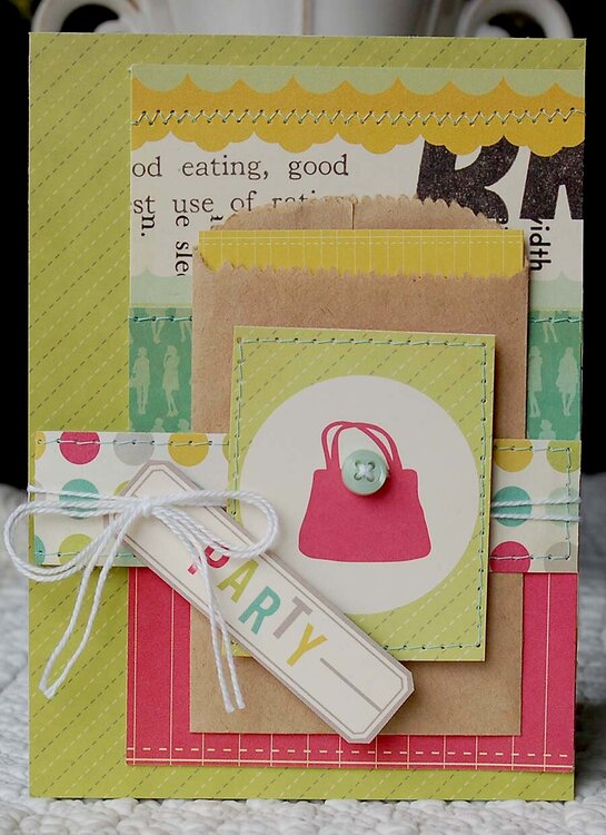 party card (gift card holder)...