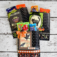 "Haunted" Trick or Treat bags