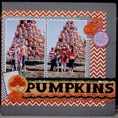 stacked pumpkins...