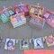 birthday party banner and favor boxes | pebbles