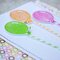 stamped balloon card trio...