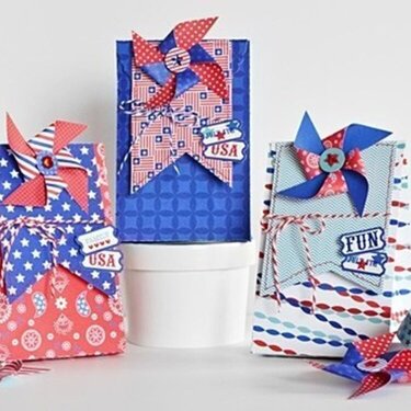 patriotic gift bags *doodlebug*