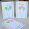 stamped balloon card trio...