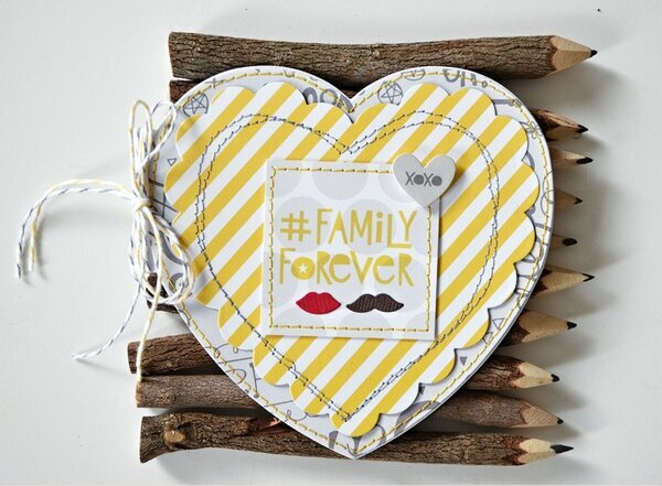 forever family shaped card | bella blvd...