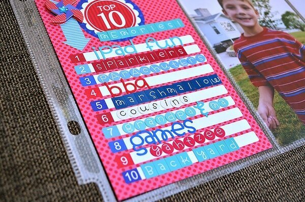 4th of July Top 10 Project Life Spread *Doodlebug*