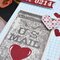 January theme - pre made die cuts...Valentines...