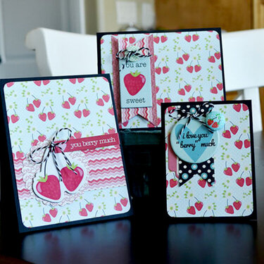 berry card trio | lily bee design