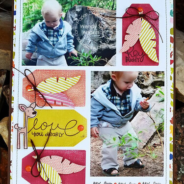 &quot;My Deer&quot; layout for Paper Smooches Stamps