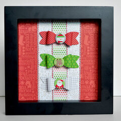 holiday shadow box frame | doodlebug design