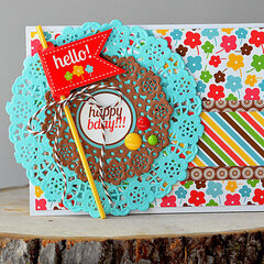 hello! happy b-day card