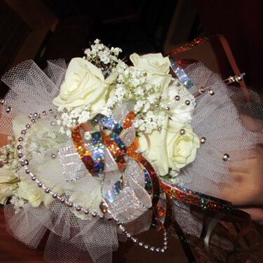 Kelie&#039;s corsage for Homecoming