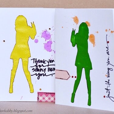 Card for colored women