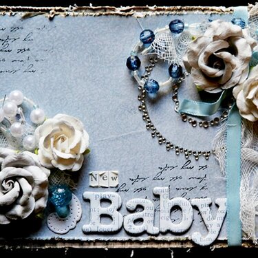New Baby Card ~Donna Salazar Designs~